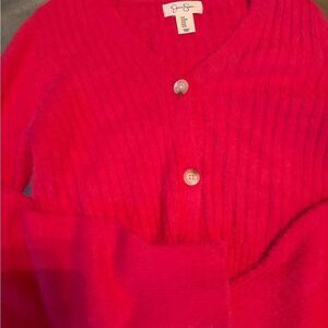 Jessica Simpson Bright Pink Cardigan Sweater